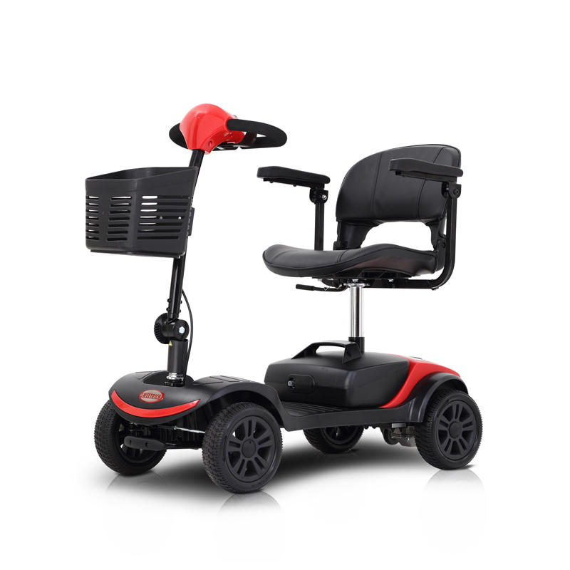 Suministros de terapia de rehabilitación S1 Lite, Scooter para discapacitados de movilidad eléctrica de viaje, ligero y plegable